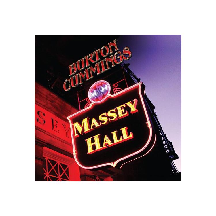 BURTON CUMMINGS - Massey Hall - Red