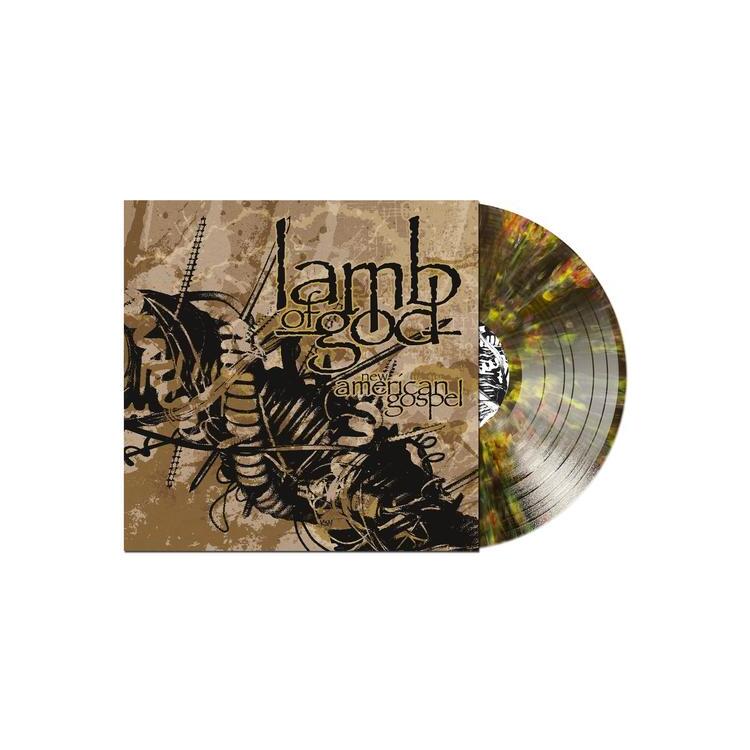 LAMB OF GOD - New American Gospel (Clear Black W/ White & Gold Splatter Vinyl)