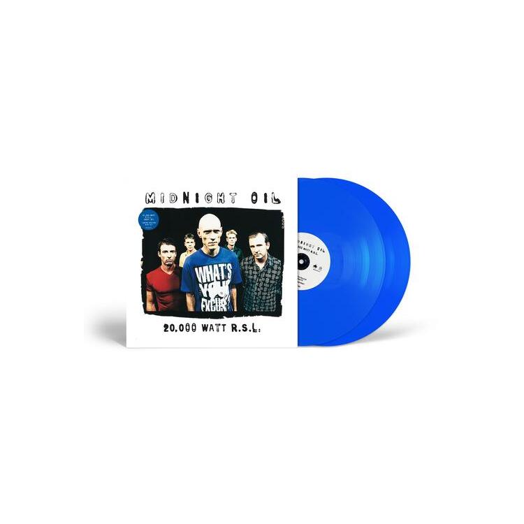 MIDNIGHT OIL - 20,000 Watt R.S.L. (The Best Of) (Ltd Blue Vinyl)