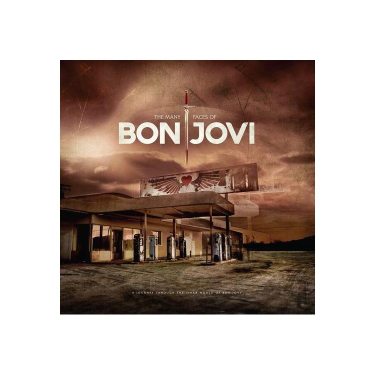 VARIOUS ARTISTS - Many Faces Of Bon Jovi (Transparent Marbled Vinyl)