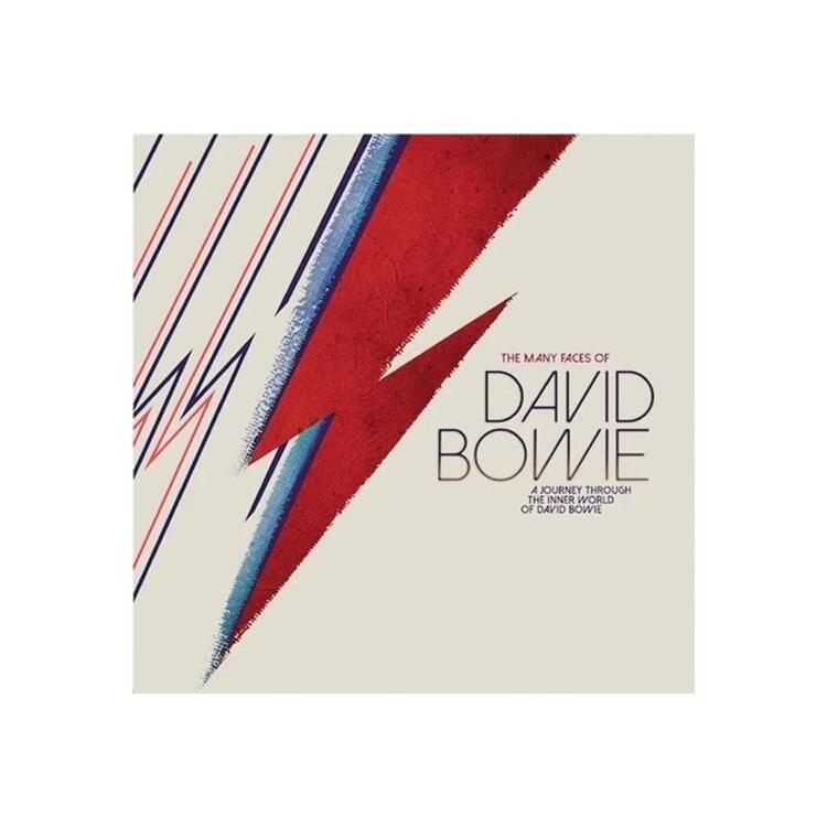 VARIOUS ARTISTS - Many Faces Of David Bowie (Transparent Red / Blue Vinyl)