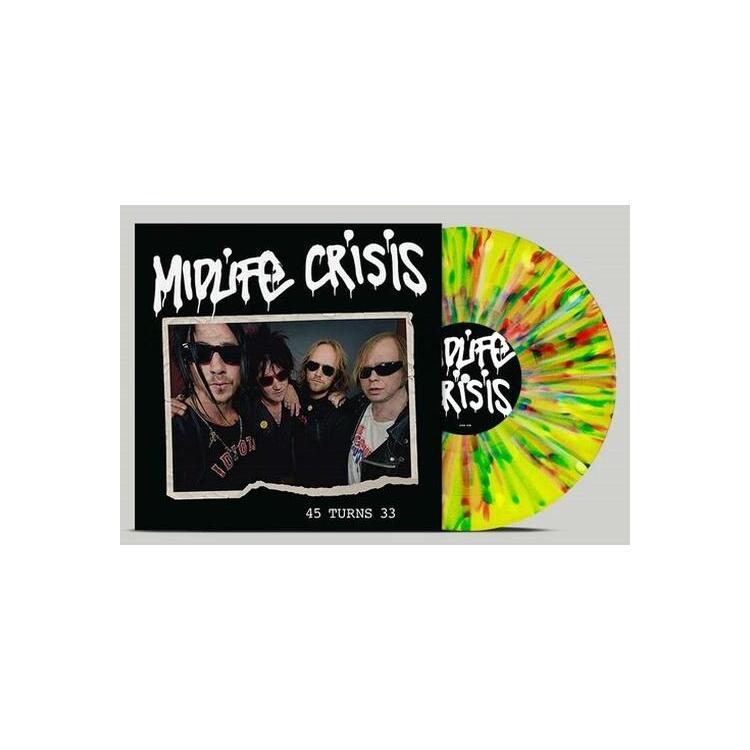 MIDLIFE CRISIS - 45 Turns 33 - Multicolour-splatter