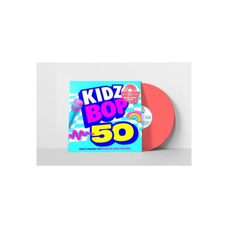 KIDZ BOP KIDS - Kidz Bop 50 [lp] (Neon Coral Vinyl)