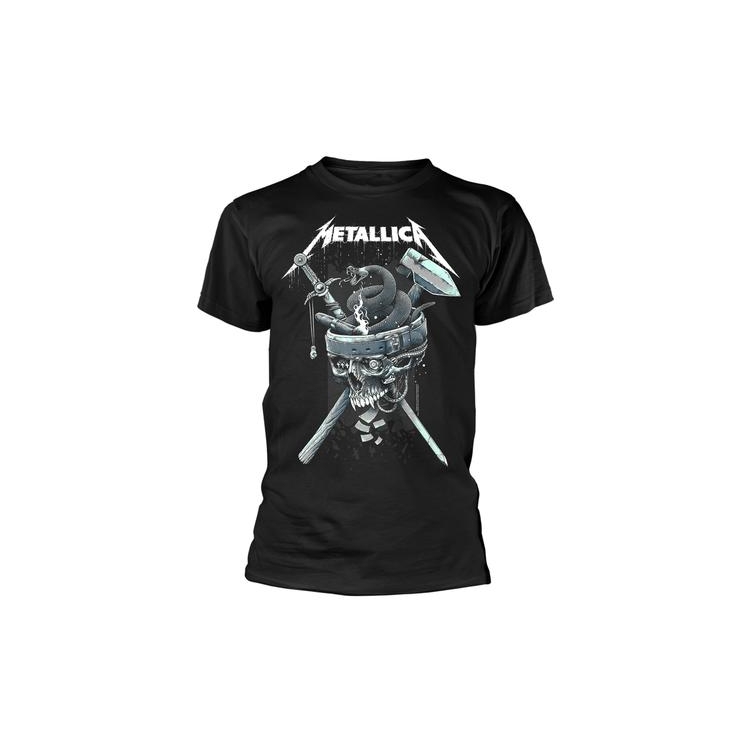 METALLICA - History White Logo (Size S)