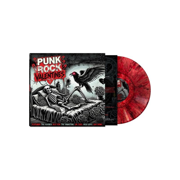 VARIOUS ARTISTS - Punk Rock Valentines [lp] (Red Marble Vinyl, Limited)