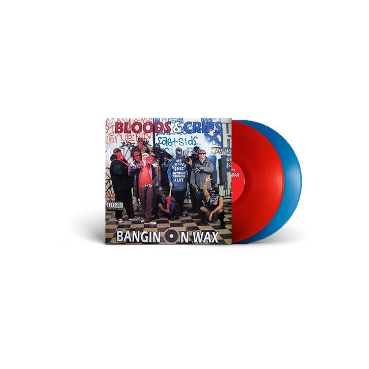 BLOODS & CRIPS - Bangin On Wax [2lp] (Red & Blue Vinyl)