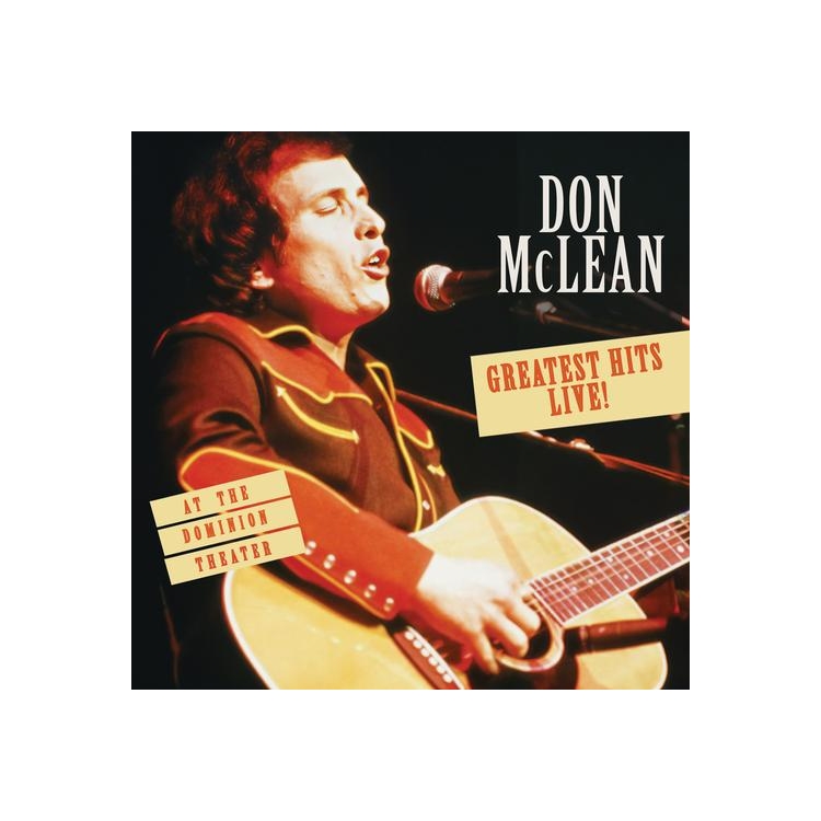 DON MCLEAN - Greatest Hits Live! At The Dominion Theatre (Black Numbered Lp's)