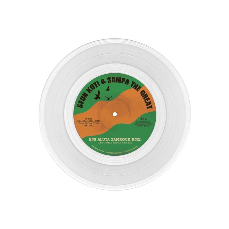 SEUN KUTI - Emi Aluta Zamrock Remix / Emi Aluta 45 Edit (Clear Vinyl)