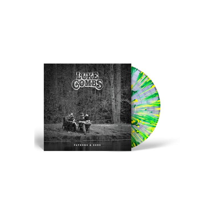 LUKE COMBS - Fathers & Sons (Au Exclusive - Clear With Yellow/green Splatter)