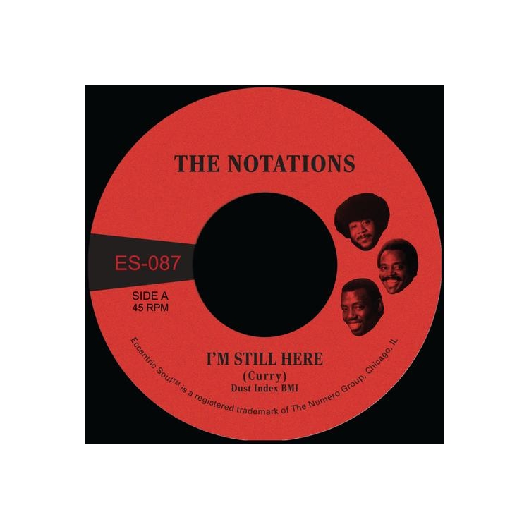 THE NOTATIONS - I'm Still Here B/w What More Can I Say (White Vinyl)