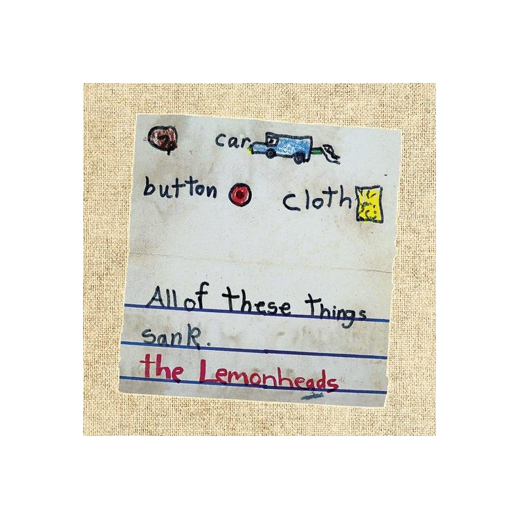 THE LEMONHEADS - Car Button Cloth (Deluxe Expanded 'clothbound' Edition - Red Vinyl)